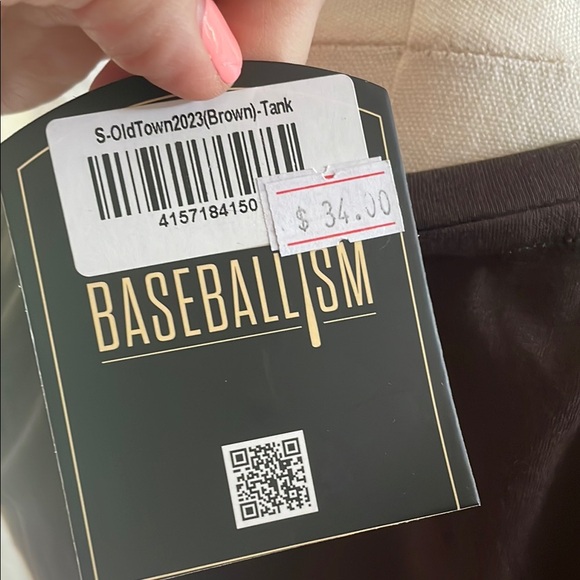 Women's Baseballism Old Town Scottsdale Sleeveless Top NWT Small - Picture 6 of 6